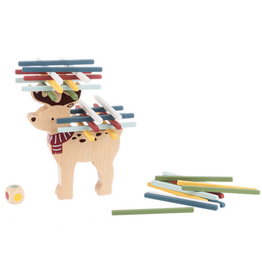Baby Ganz Collection Wooden Reindeer Stacking Game