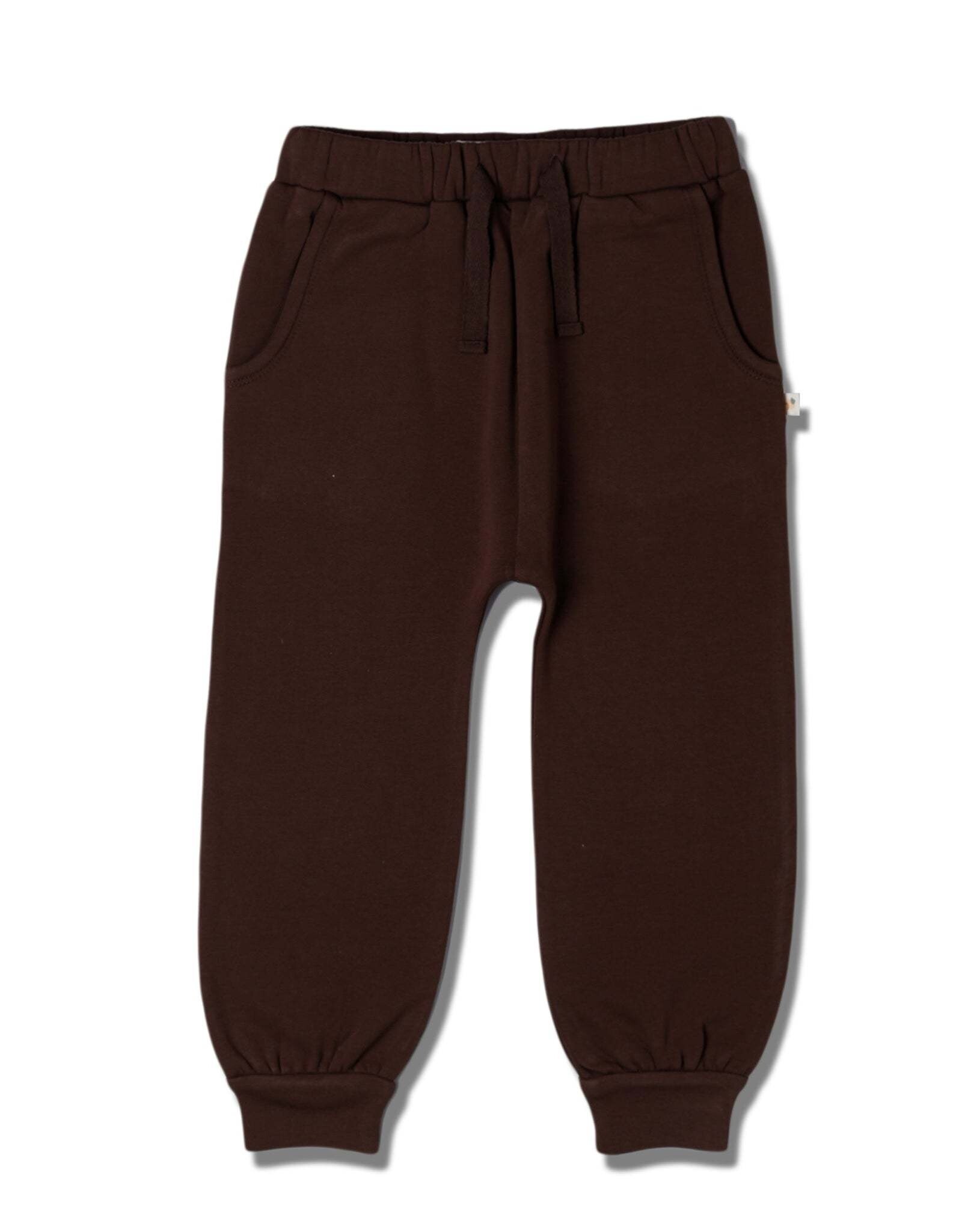 MakeMake Organics Dark Brown Jogger Pants