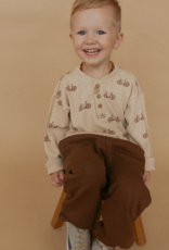 MakeMake Organics Dark Brown Jogger Pants
