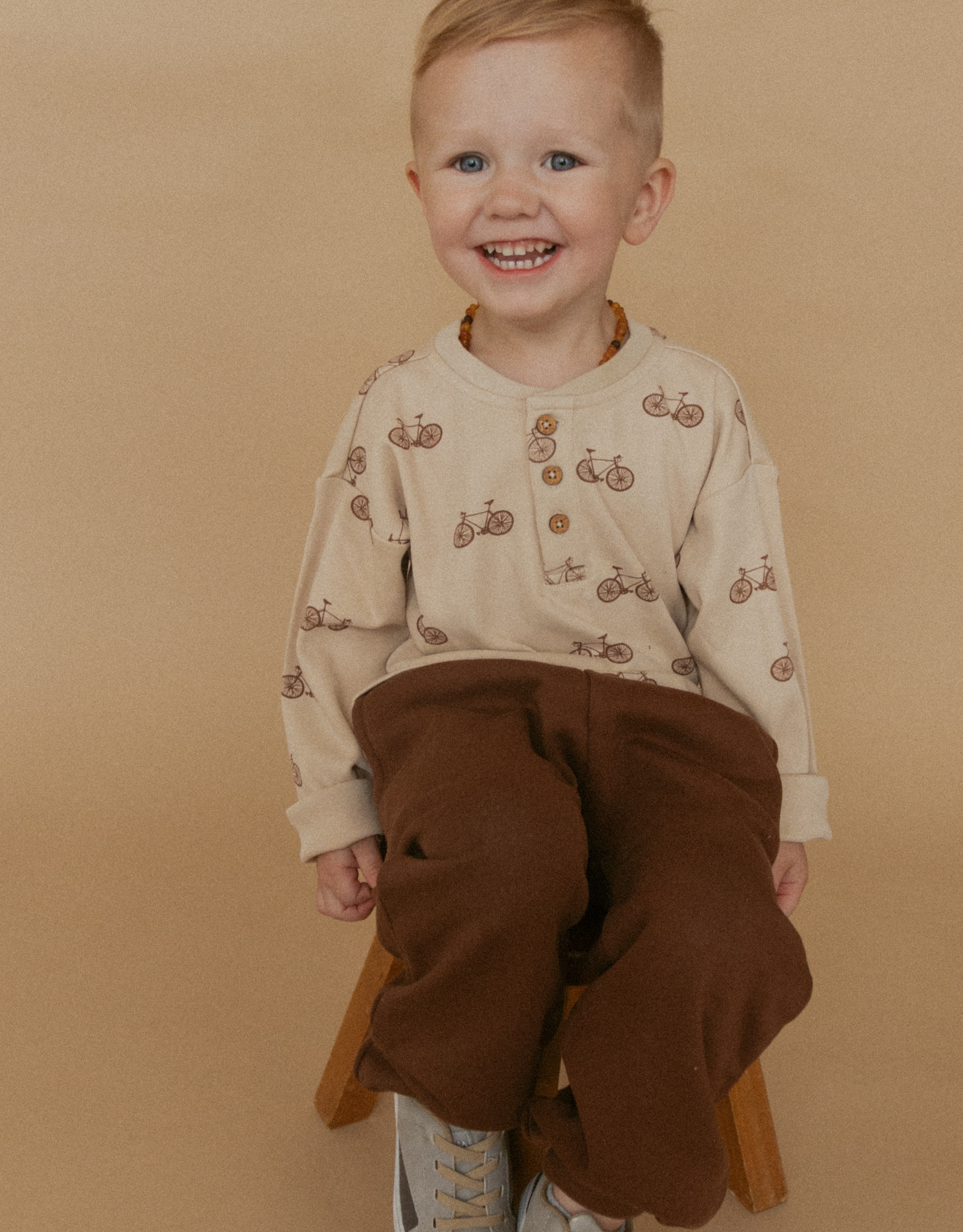 MakeMake Organics Dark Brown Jogger Pants