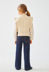 Abel & Lula Dark Denim Wide Leg Pant