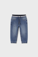 Mayoral Medium Wash Toddler Boy Denim Joggers