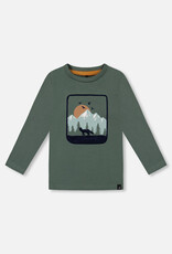 Deux Par Deux Dark Forest Sunset T-shirt