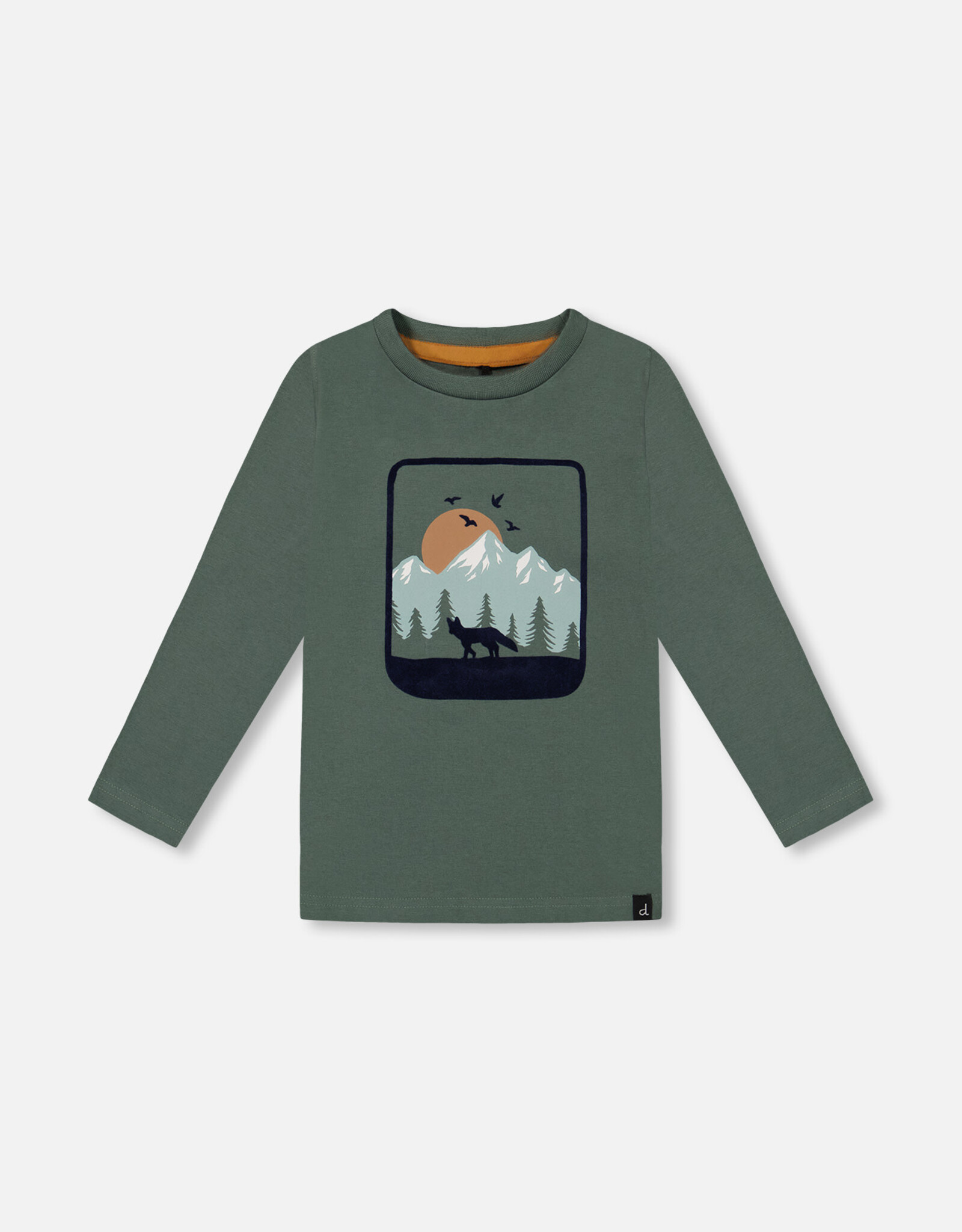 Deux Par Deux Dark Forest Sunset T-shirt