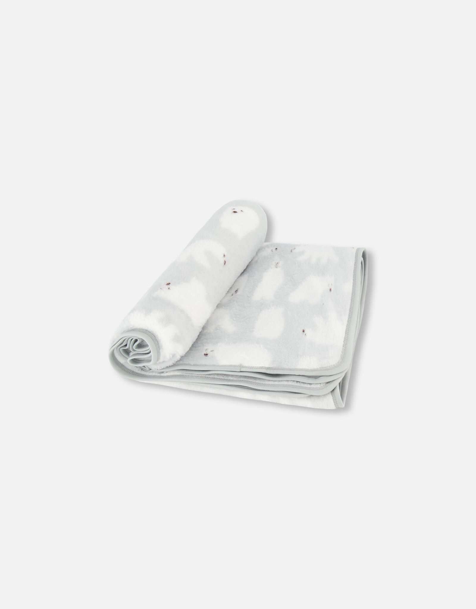 Deux Par Deux Polar Bear Plush Blanket
