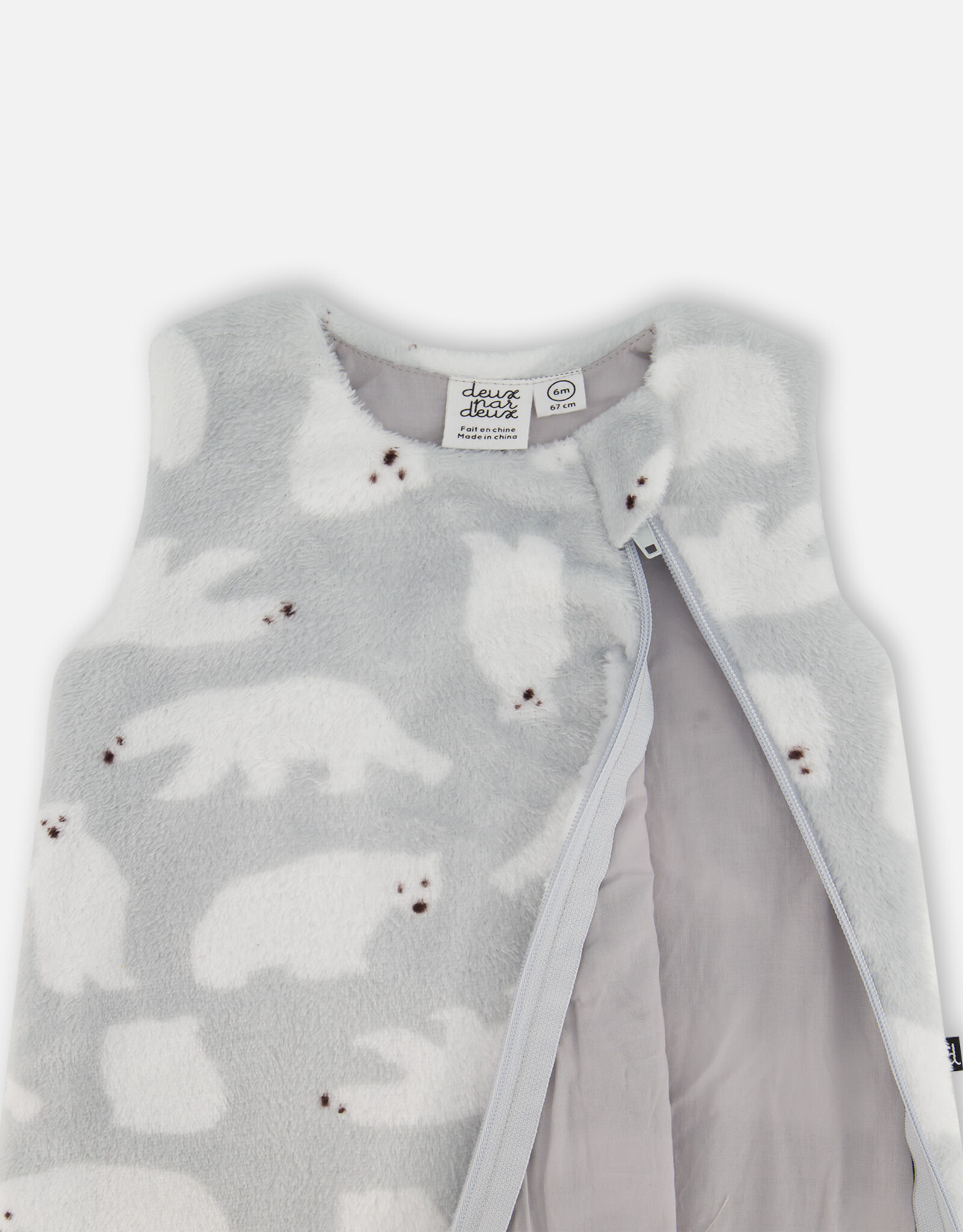 Deux Par Deux Polar Bear Plush Sleep Sack