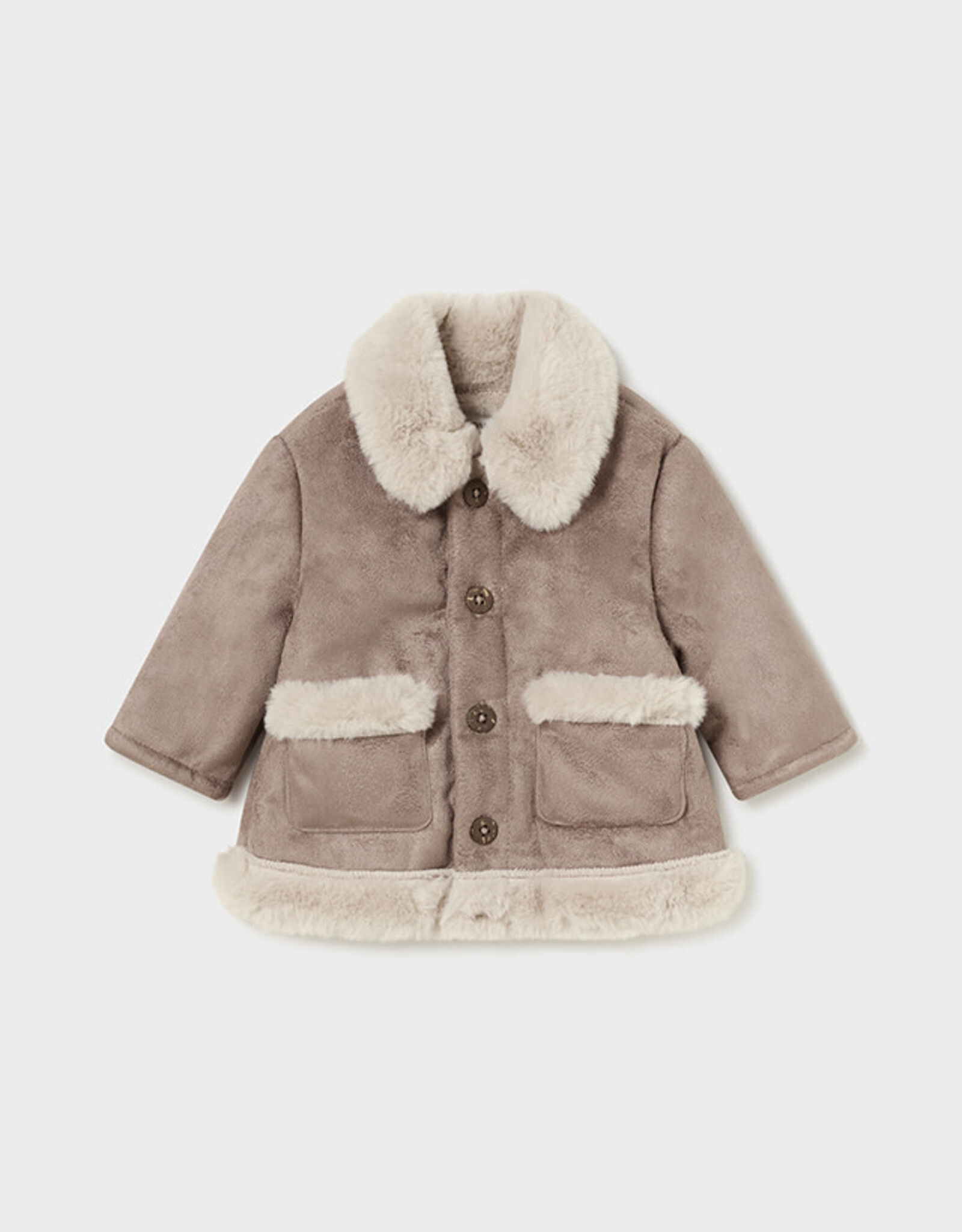 Mayoral Double Faced Coat in Cinammon