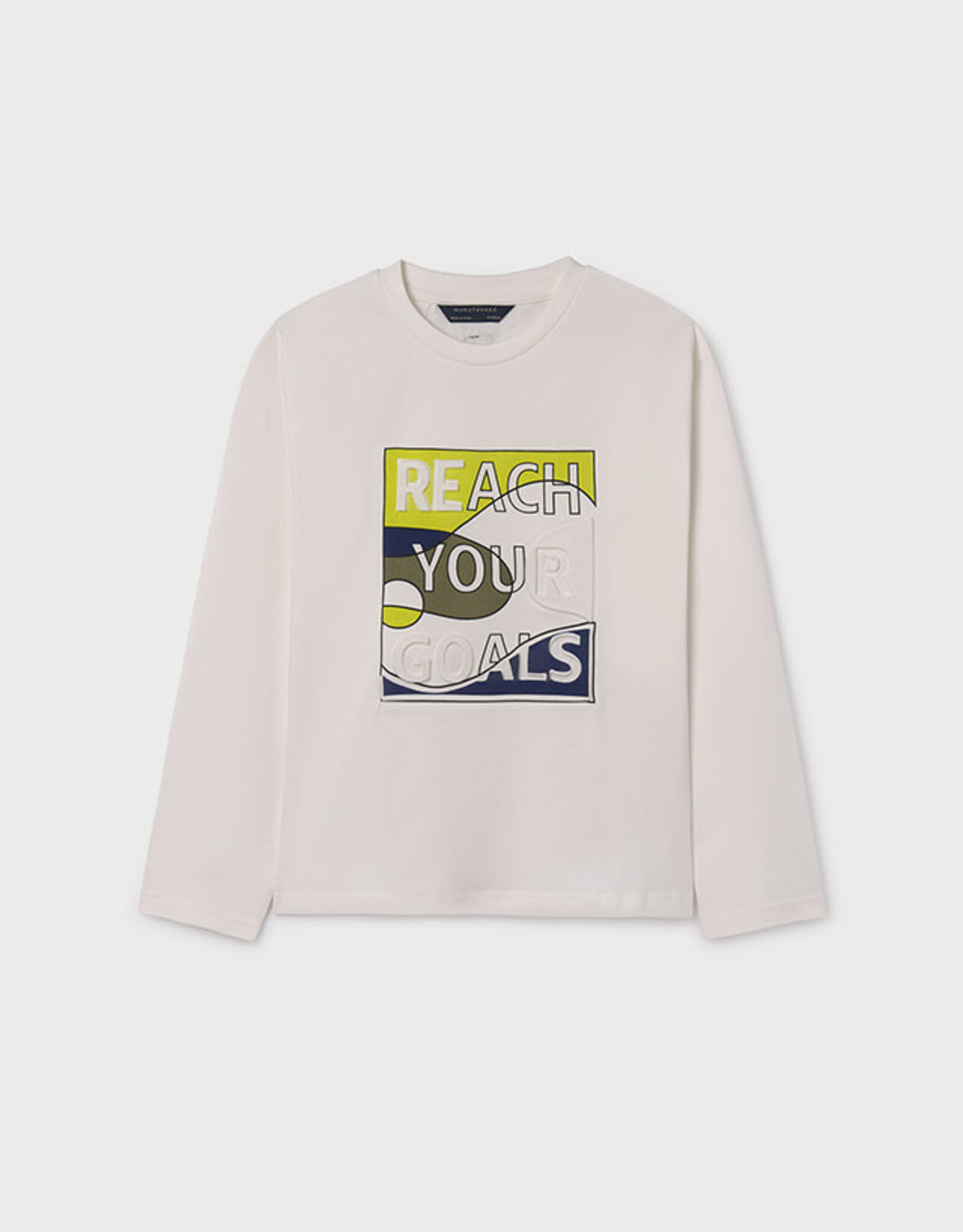 Mayoral "Reach Your Goals" Lime Long Sleeve