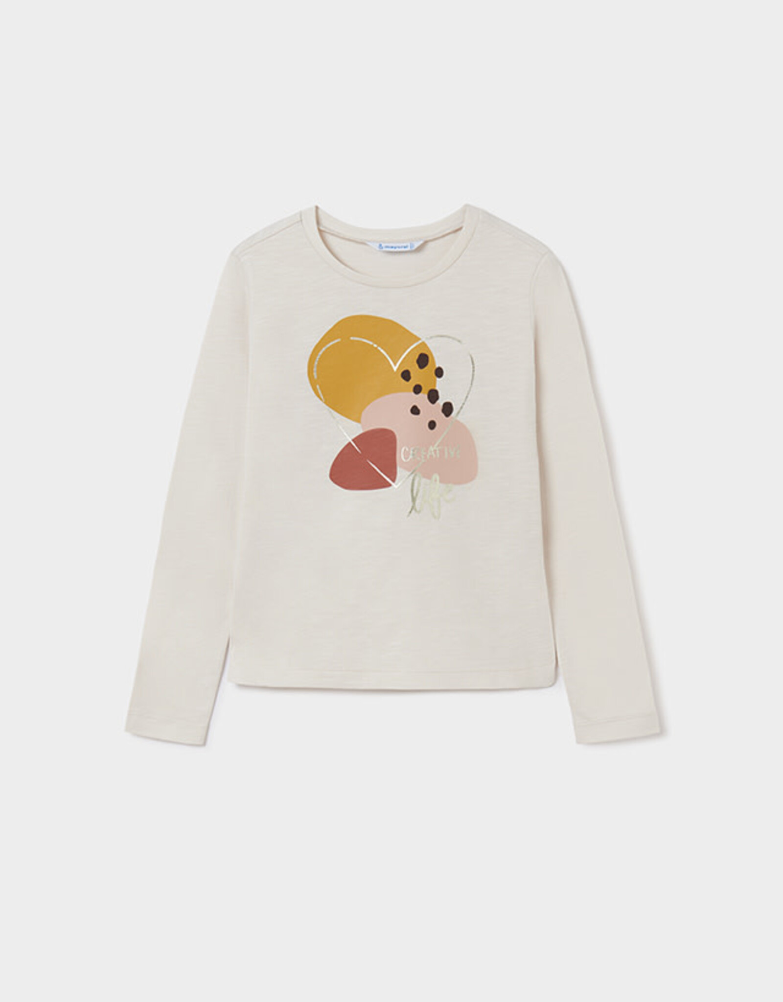 Mayoral Chickpea Graphic Long Sleeve