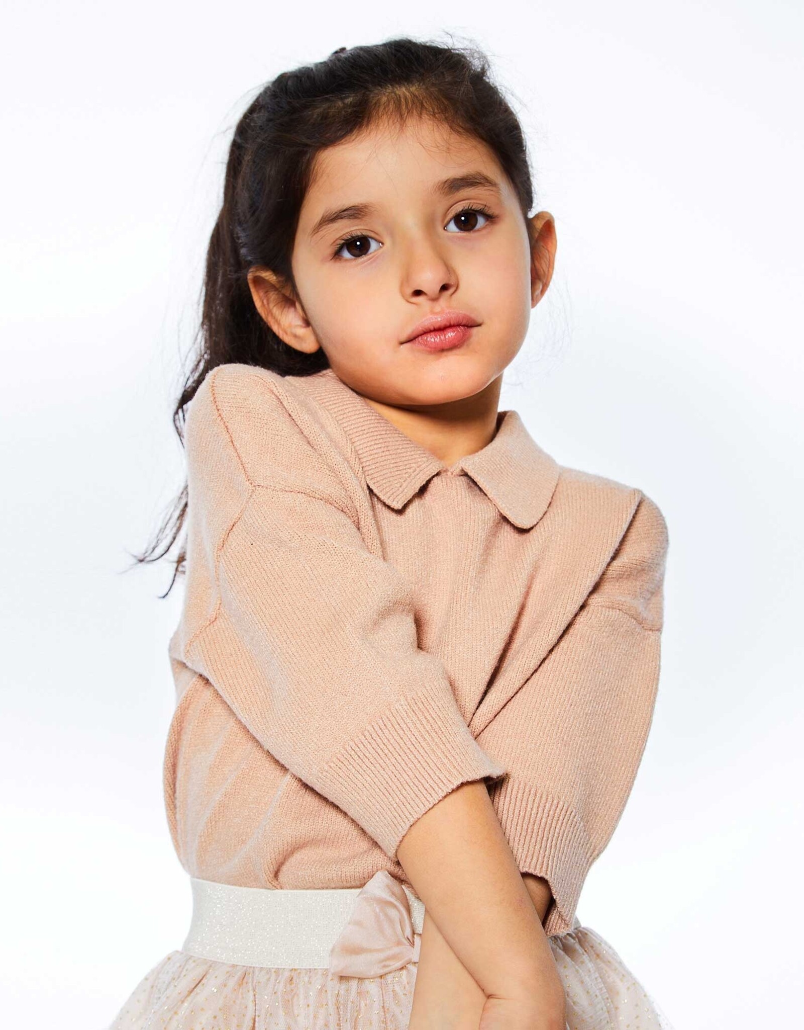 Deux Par Deux Taffy 3/4 Sleeve Knit Top