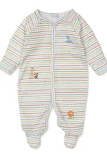 Kissy Kissy Safari Striped Snap-up Footie
