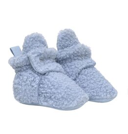 Robeez Sherpa Snap Booties Light Blue