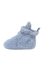 Robeez Sherpa Snap Booties Light Blue