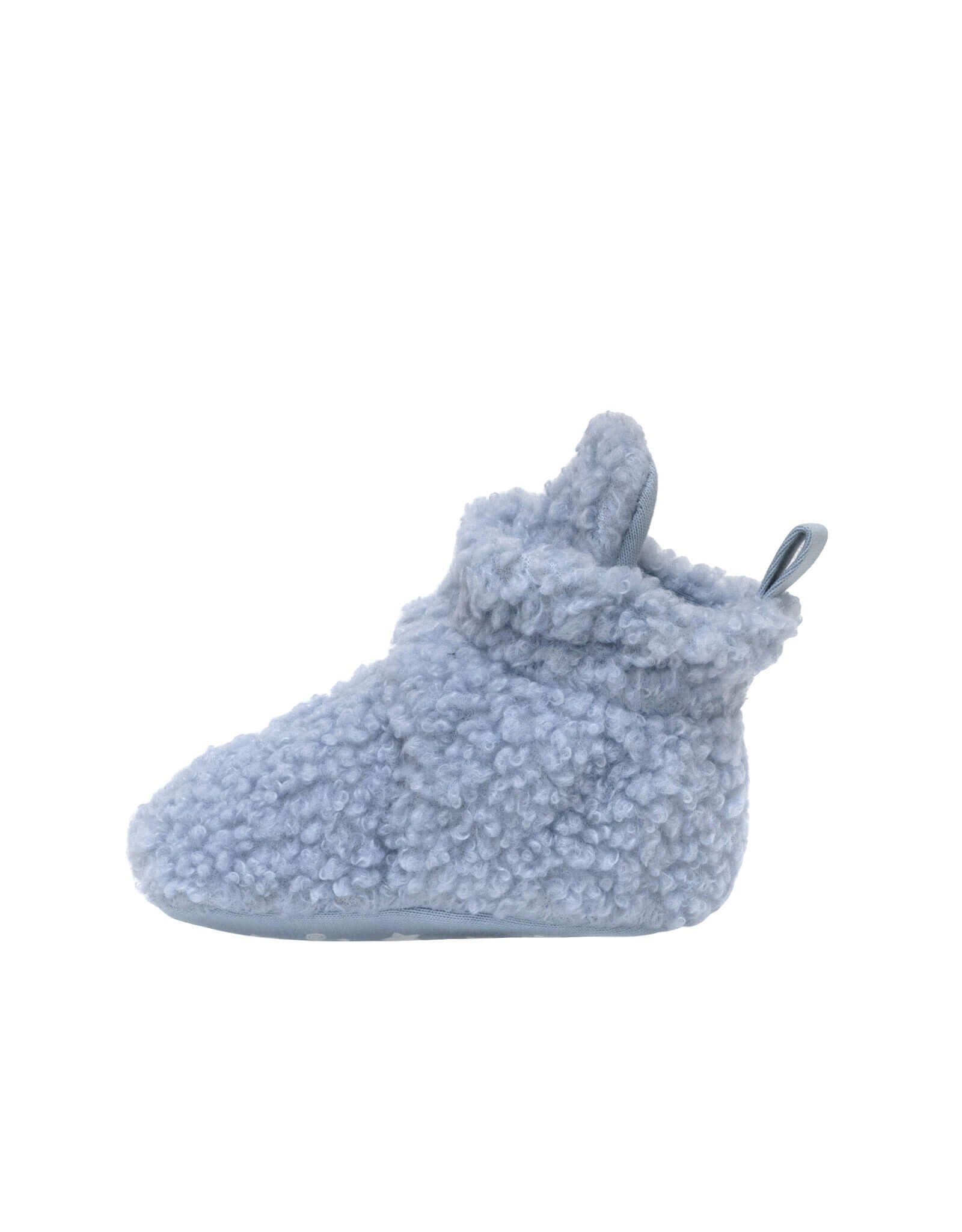 Robeez Sherpa Snap Booties Light Blue