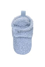 Robeez Sherpa Snap Booties Light Blue