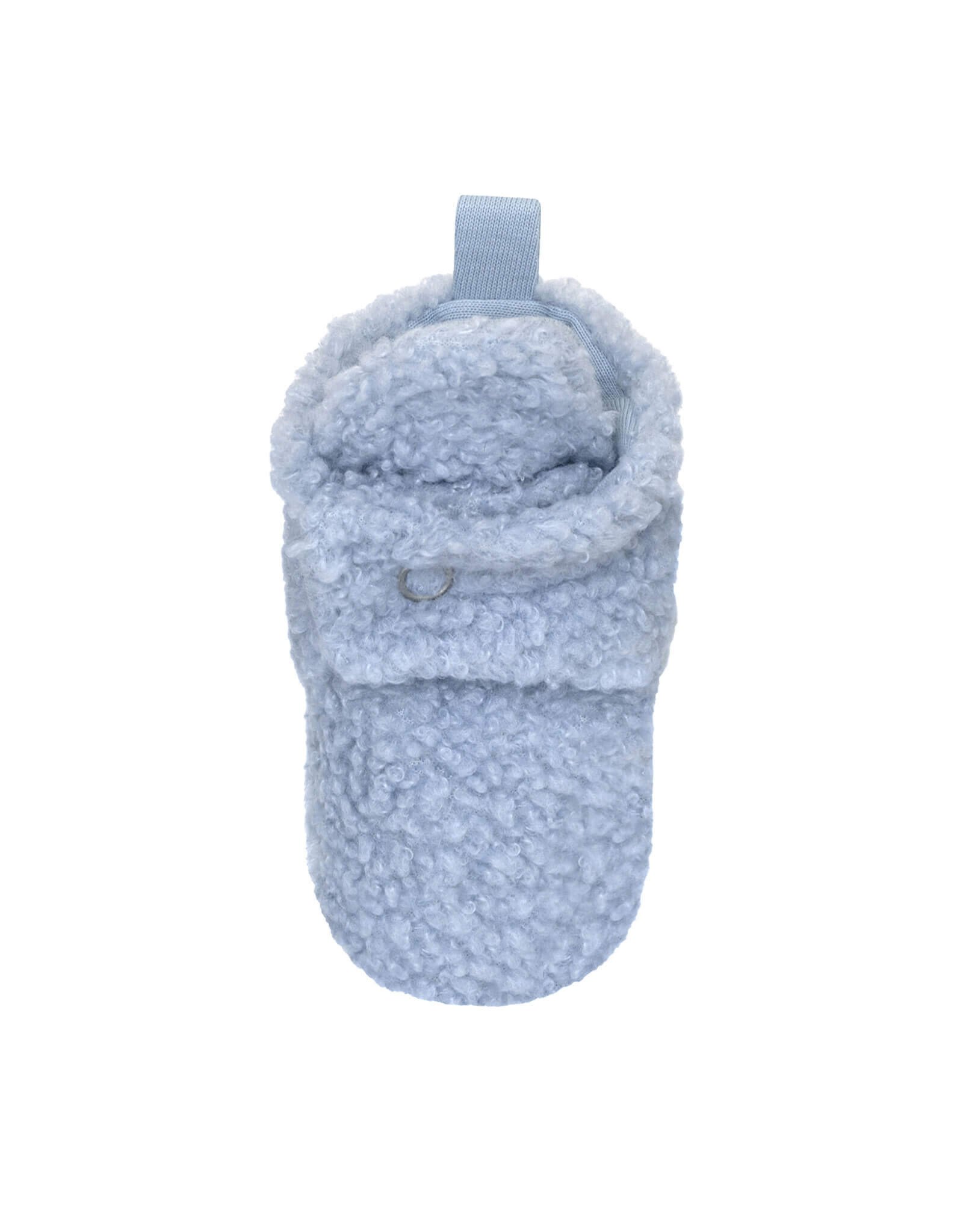 Robeez Sherpa Snap Booties Light Blue