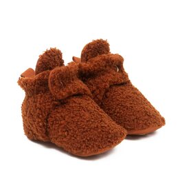 Robeez Sherpa Snap Booties Ginger