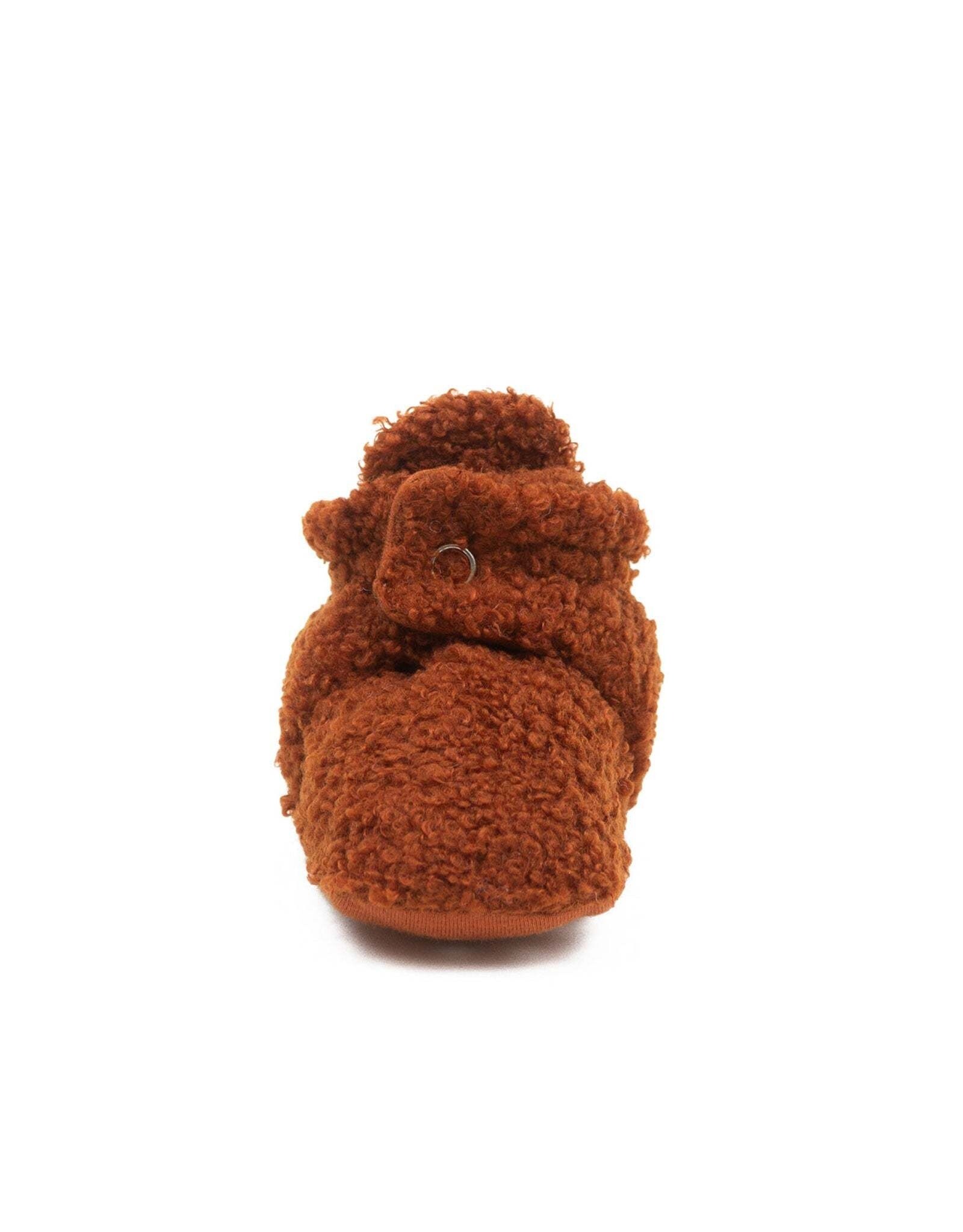 Robeez Sherpa Snap Booties Ginger