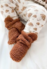 Robeez Sherpa Snap Booties Ginger