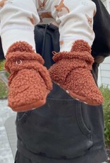 Robeez Sherpa Snap Booties Ginger