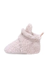 Robeez Sherpa Snap Booties Pastel Pink