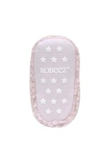 Robeez Sherpa Snap Booties Pastel Pink