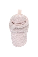 Robeez Sherpa Snap Booties Pastel Pink