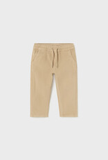 Mayoral Micro-cord Lined Trousers in Almond