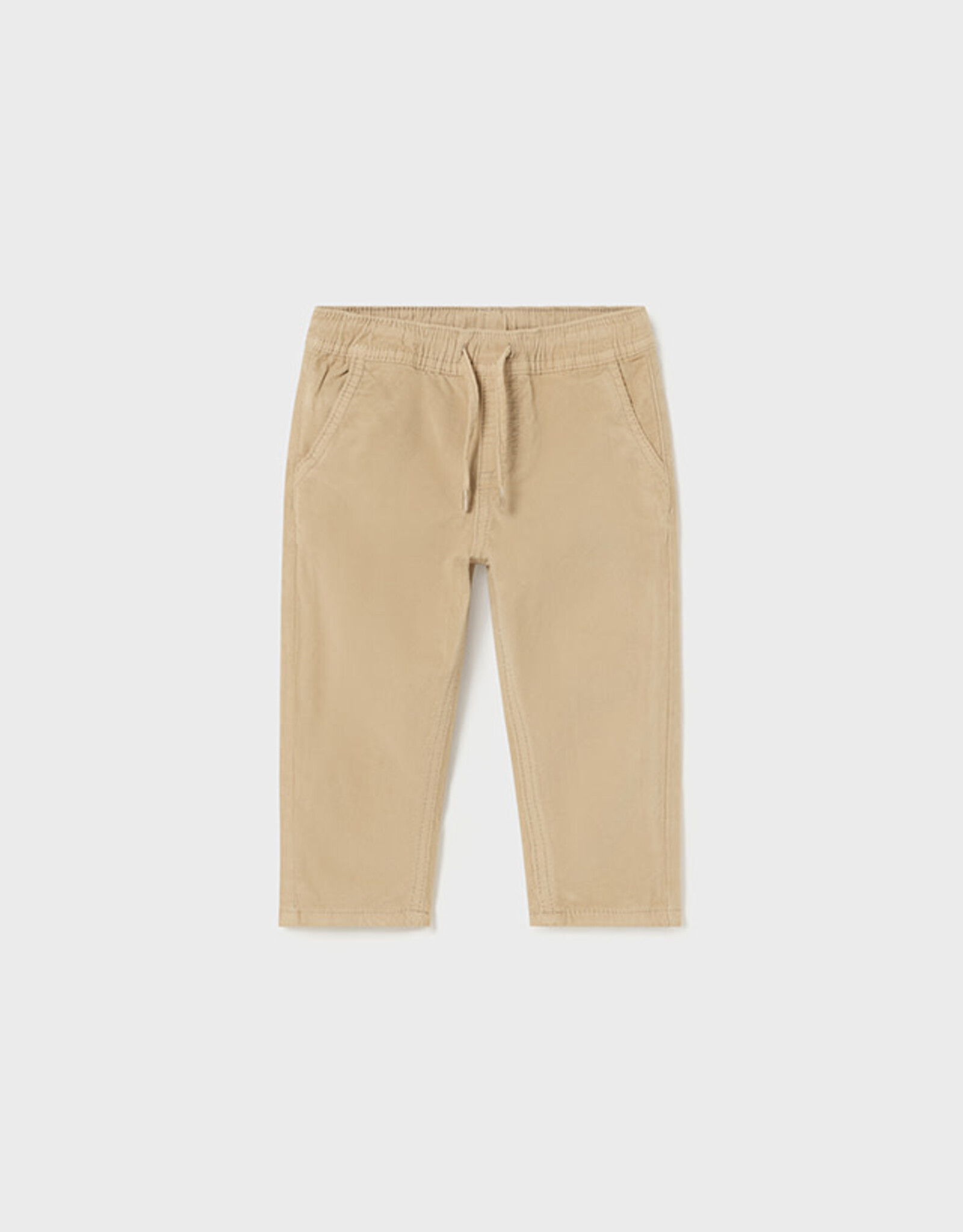 Mayoral Micro-cord Lined Trousers in Almond