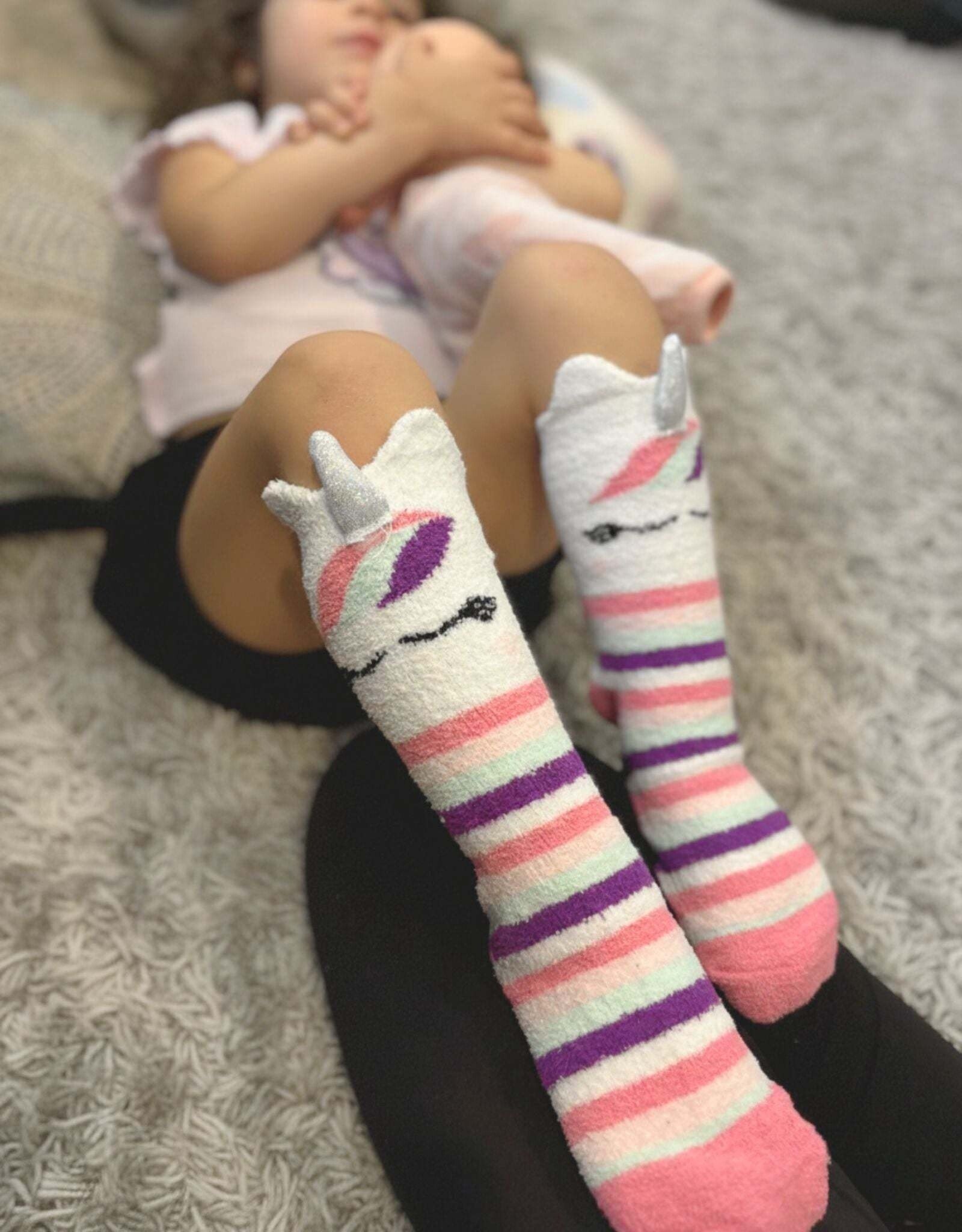 Robeez Rainbow Unicorn Cozy Socks