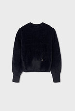 Mayoral Black Fluffy Jumper