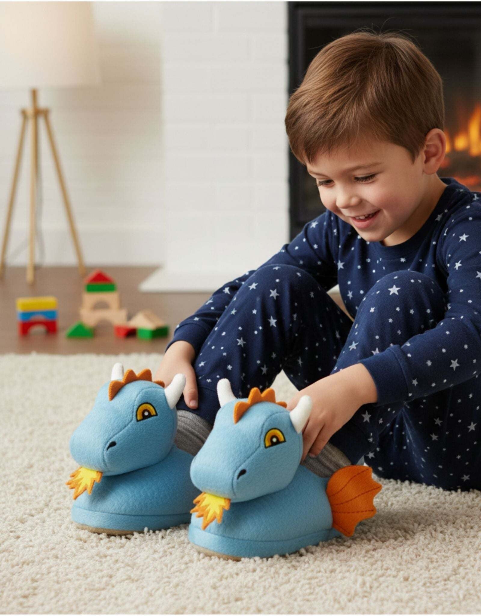 Robeez Drago Light-Up Slippers