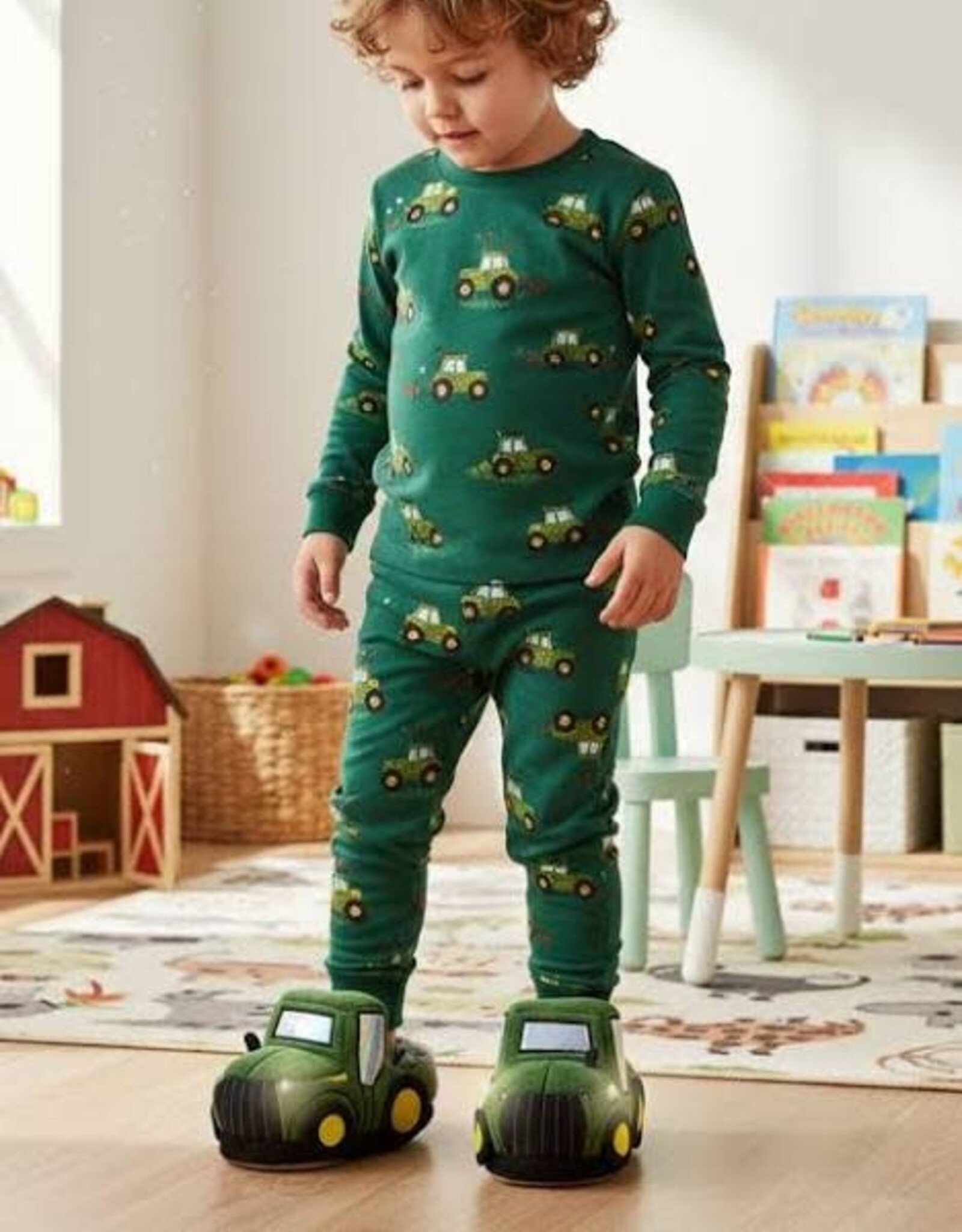 Robeez Tractor Light Up Slippers