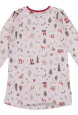 Noruk Christmas Forest Creatures Nightdress