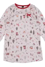 Noruk Christmas Forest Creatures Nightdress