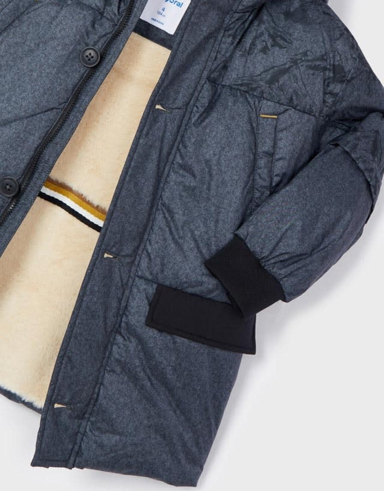 Fossil Faux Fur Lined Coat