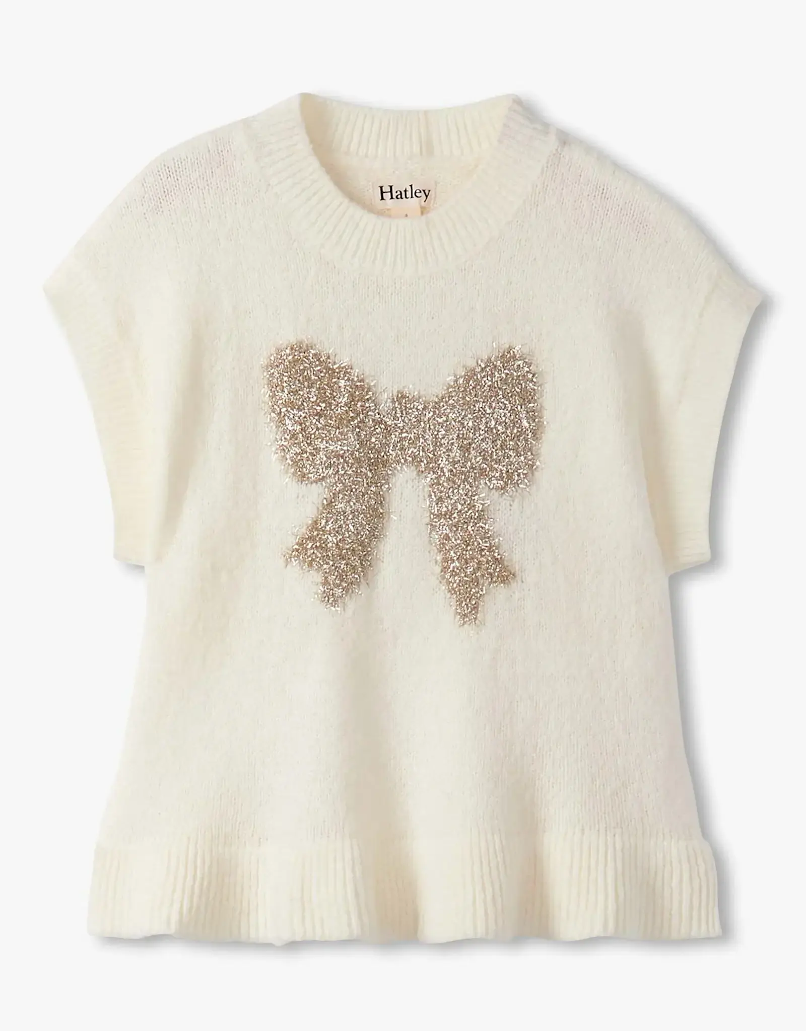 Hatley Gold Bow Everywhere Sweater Vest