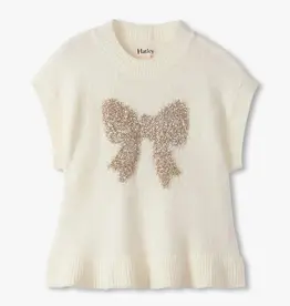 Hatley Gold Bow Everywhere Sweater Vest