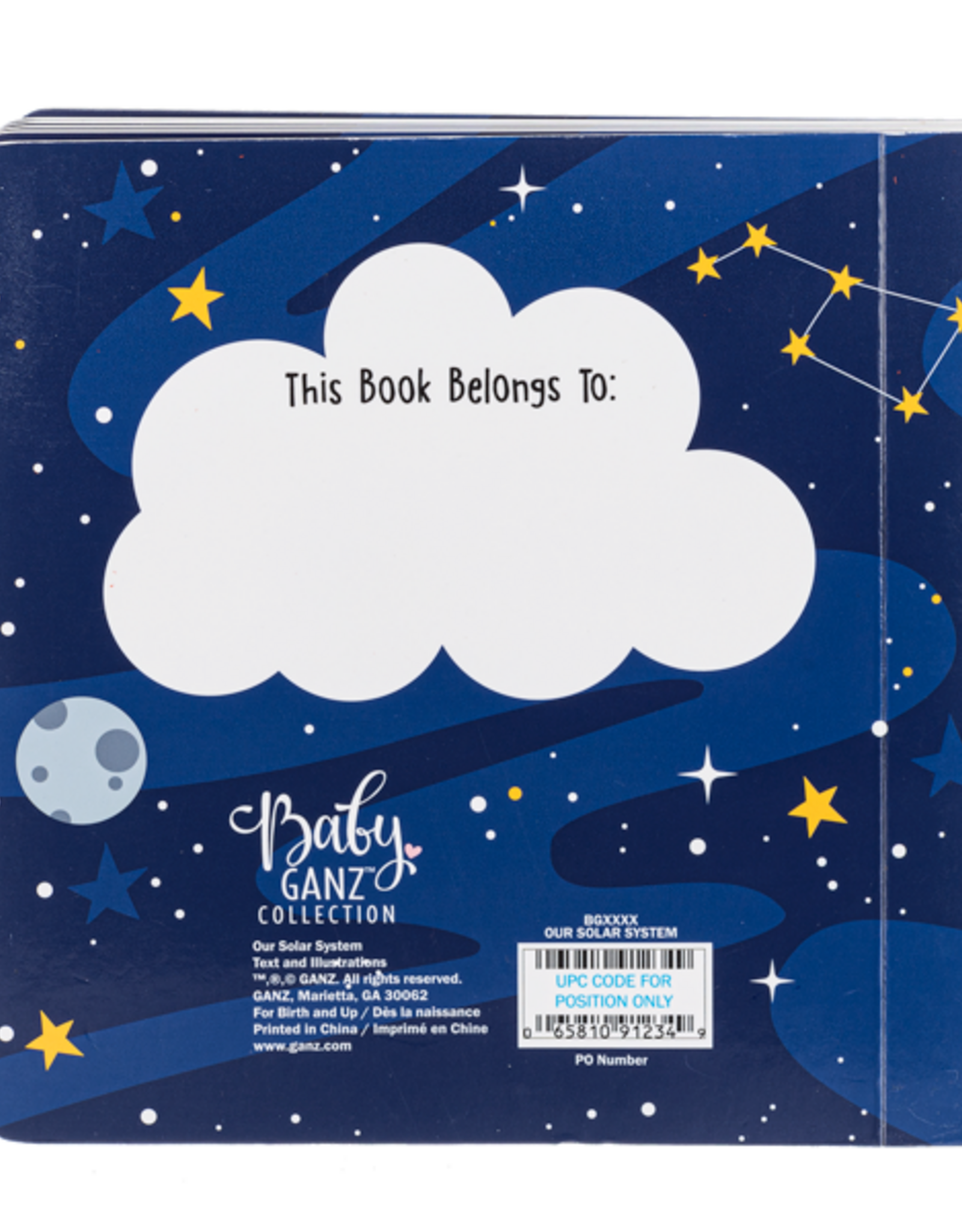 Baby Ganz Collection Our Solar System Spin Board Book