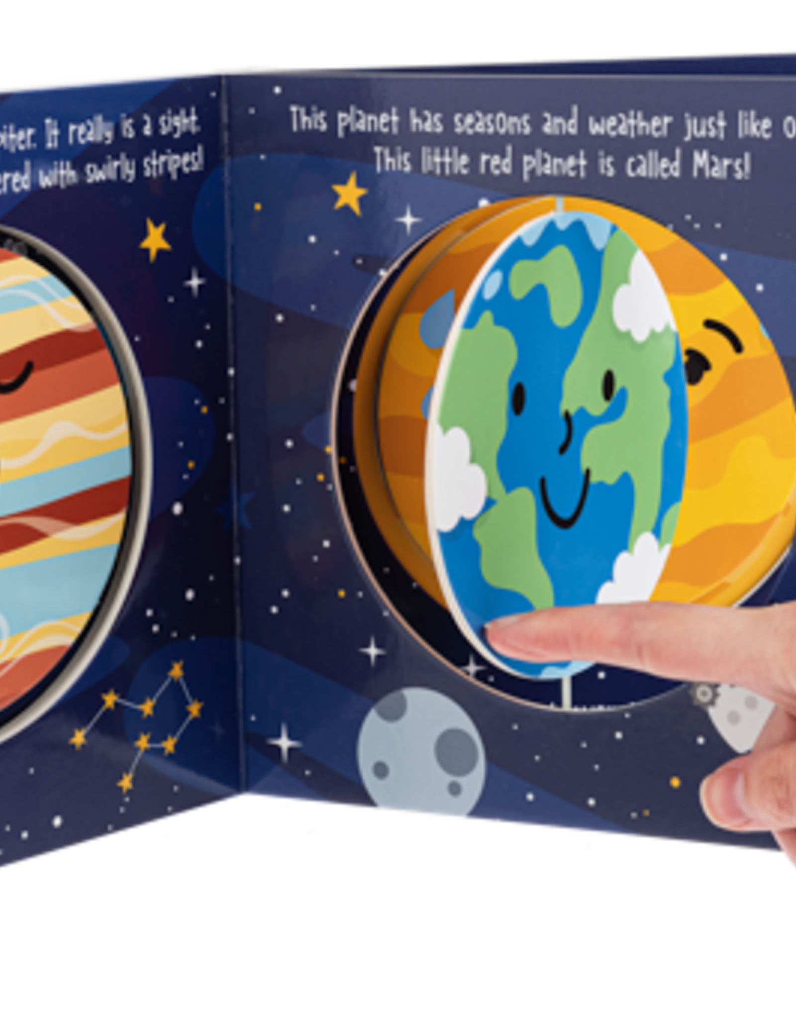 Baby Ganz Collection Our Solar System Spin Board Book