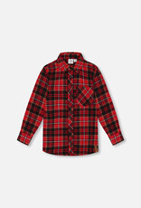 Deux Par Deux Holiday Plaid Button Up Shirt