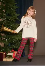 Hatley Red Plaid Flared Pants