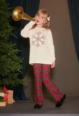 Hatley Red Plaid Flared Pants