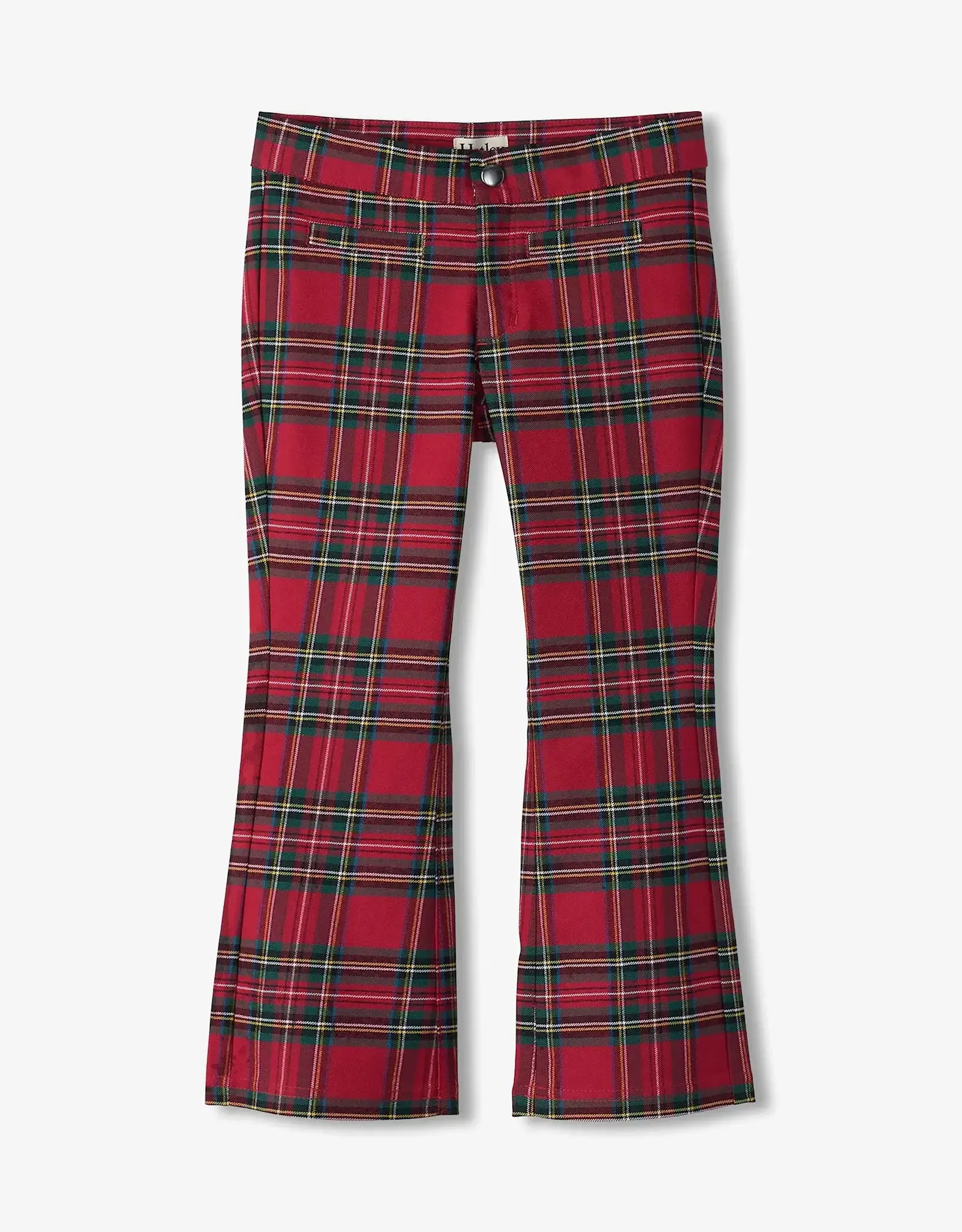 Hatley Red Plaid Flared Pants
