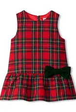 Hatley Red Plaid Pinafore Dress