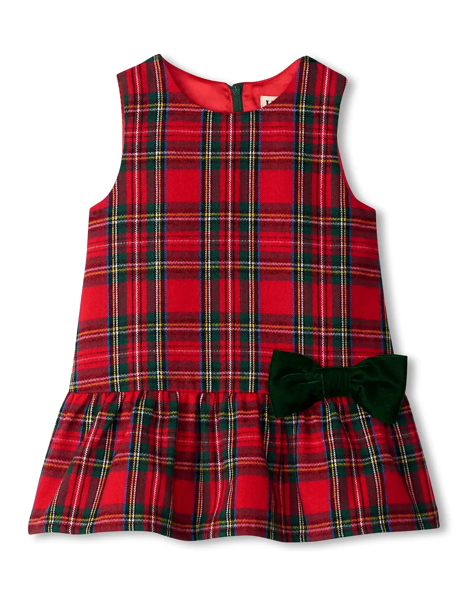 Hatley Red Plaid Pinafore Dress