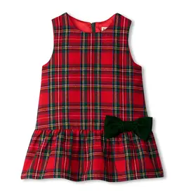Hatley Red Plaid Pinafore Dress