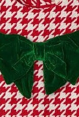 Hatley Big Bow Houndstooth Dress