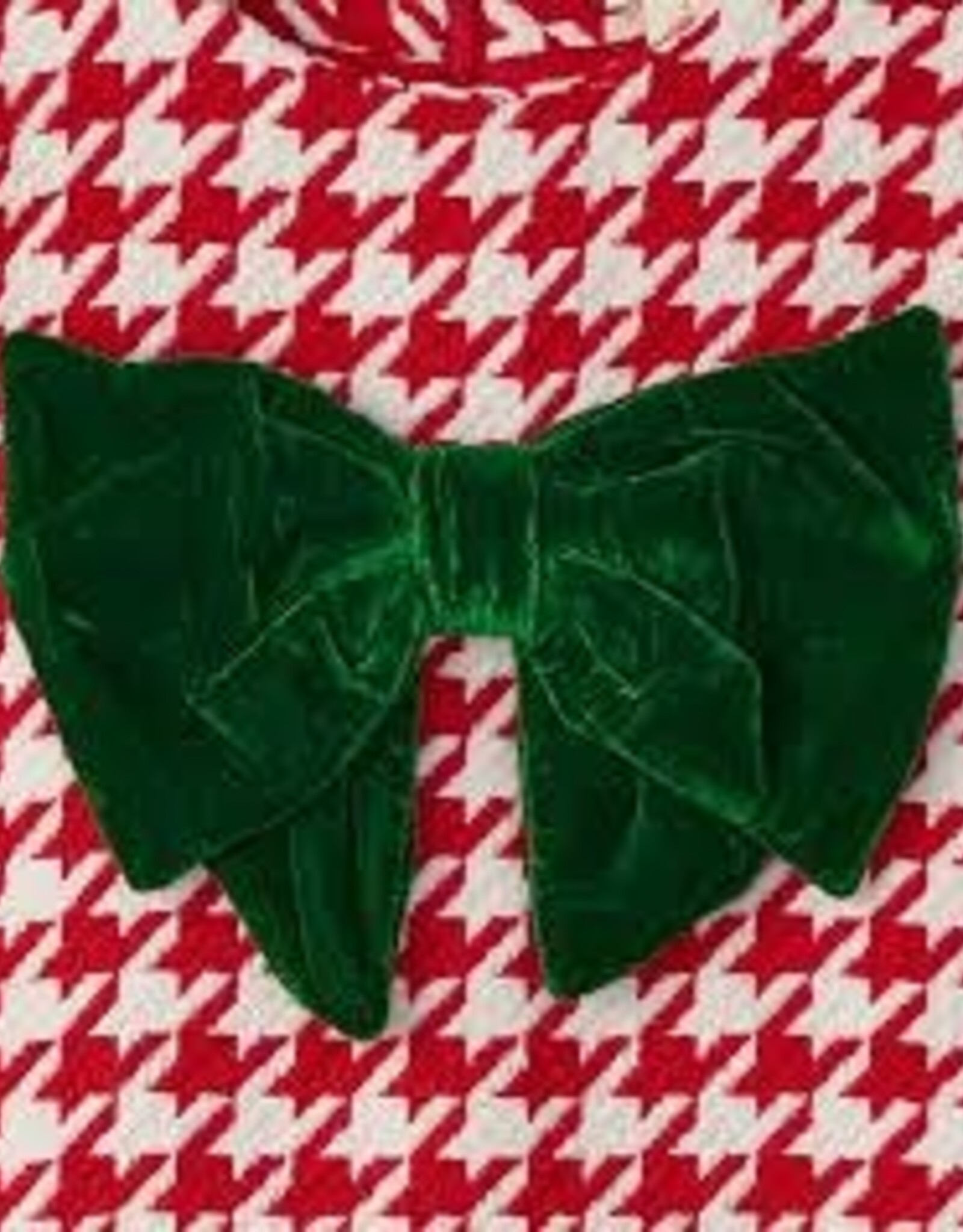 Hatley Big Bow Houndstooth Dress