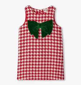 Hatley Big Bow Houndstooth Dress
